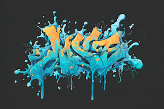 create custom graffiti logo art and streetwear designs