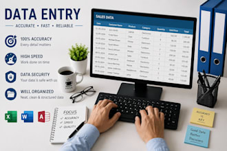 perform accurate data entry and microsoft office tasks