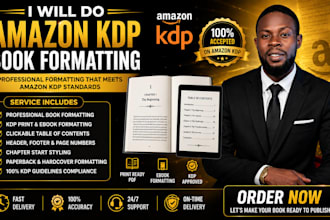 format spanish books for amazon KDP, ebook and print