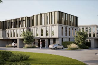 give you external cgi for marketing, cgi detached house uk, luxury UK apartment