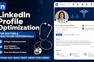 optimize your linkedin profile for doctors, physicians and medical professionals