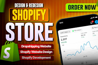 do shopify redesign, shopify homepage design, shopify developer, shopify store