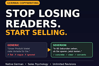 write german sales copy that converts