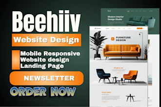 setup beehiiv newsletter, redesign beehiiv website, beehiiv landing page hubspot