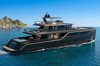 create a high quality 3d model of your yacht or boat