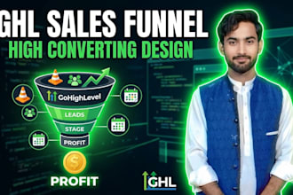design a high converting sales funnel in gohighlevel ghl