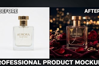design ecommerce product mockups for amazon, ebay, shopify