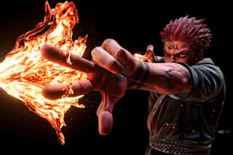 create photorealistic and optimized 3d game assets or character models