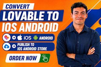 convert lovable to ios android from lovable publish to ios android store