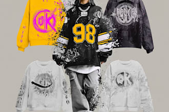 design tshirt, sweatsuit, and streetwear clothing for you