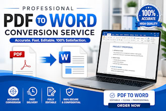convert PDF to word with accurate formatting