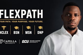 do flexpath, nclex, bsn, msn and dnp nursing capella, gcu