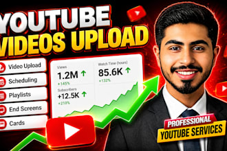 handle youtube video uploads  and scheduling