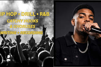 write and record a catchy hook or chorus for your song