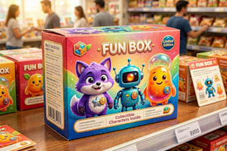 design premium packaging box pouch and label design