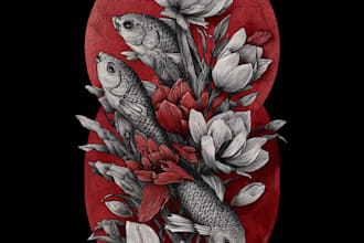 design professional tattoo and custom tattoo