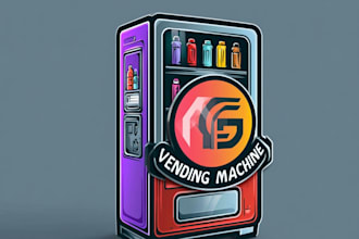 design any type of vending machine logo