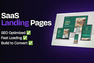 build a high converting saas landing page