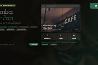build a 1 page ai business website in 24 hours