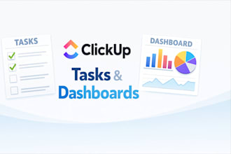 do clickup tasks and dashboards