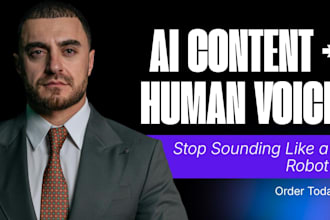 humanize your ai generated content to sound natural, engaging, and undetectable