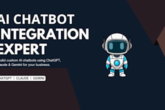 build a custom ai chatbot using chatgpt, claude, or gemini API for your website