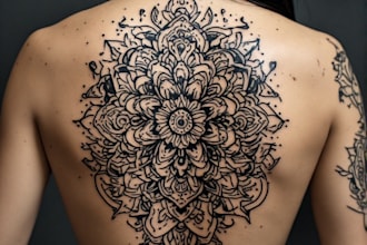 do unique traditional, mandala, polynesian tattoo design