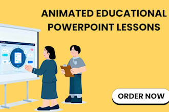 create animated educational powerpoint lessons