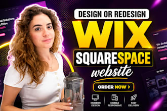 design, redesign, and develop a professional wix website with wix bookings