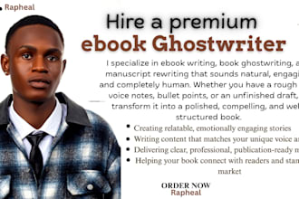 ghostwrite your romance novel, fiction book ghostwrite, fantasy, self help ebook