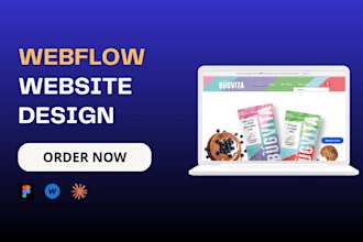 design a custom webflow website with cms, SEO, and animations