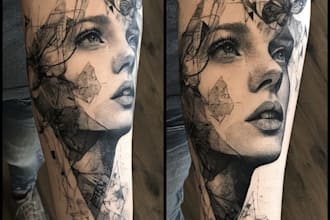 design professional creative tattoo design