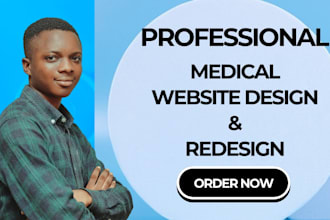 design a medical, clinic and healthcare website