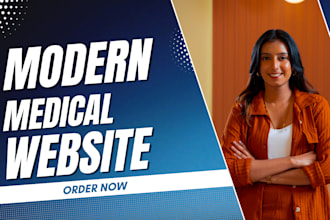 design a medical, clinic and healthcare website