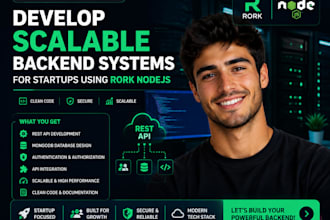 develop scalable backend systems for startups using rork nodejs
