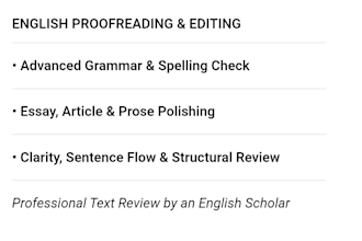 proofread and copyedit your english essays and prose