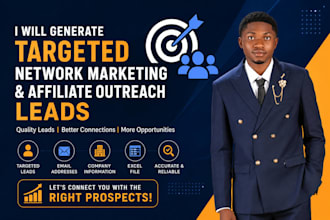 generate targeted network marketing and affiliate outreach leads