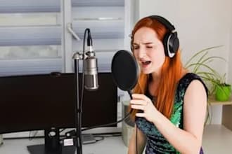 record professional female pop and edm vocals for your song