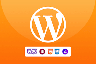 design, build, clon responsive wordpress website and landing page with elementor