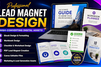 design your french lead magnet, workbook, business lead and lead generation