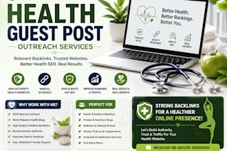 publish guest posts on health websites