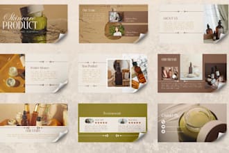 design a clean and professional presentation
