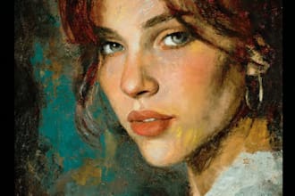 paint a real oil portrait with free shipping