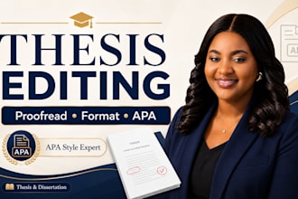 edit, proofread and format thesis or dissertation in apa