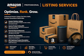 create amazon product listing and variation or fix amazon listing issues