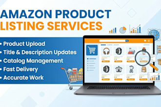 upload and optimize amazon product listings