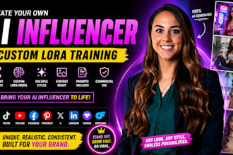 create custom ai influencer lora for onlyfans fanvue