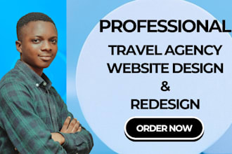 design a travel travel agency website, hotel booking and tourism website