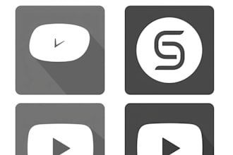 design modern logo and youtube thumbnail for your brand