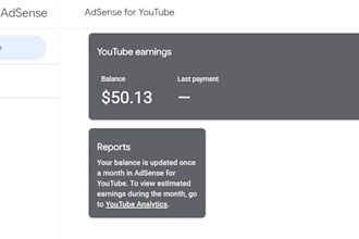 set up google adsense for your youtube channel